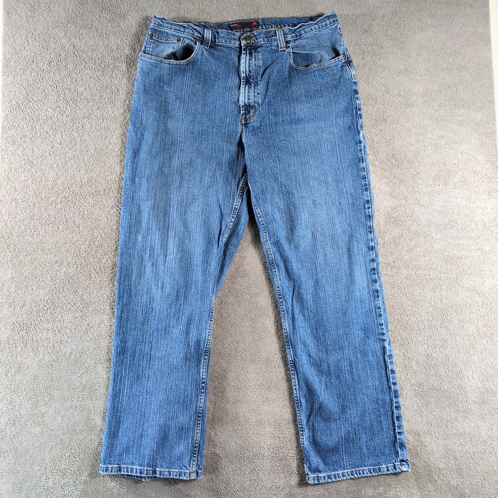 Perry Ellis America Mens Jeans Blue Denim Straight Leg‎ Size 38x32